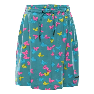 Children's skirt ALPINE PRO ZIRIDO porcelain green variant pa