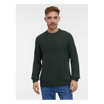 Dark green men's sweater ONLY & SONS Al - Men