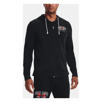 Under Armour Sweatshirt UA Rival Try Athlc Dep FZ HD-BLK - Mens