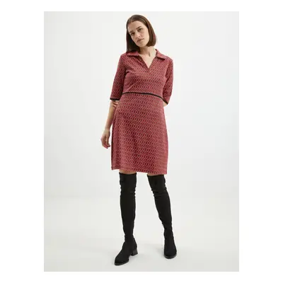 Orsay Pink-Red Women Patterned Dress - Women