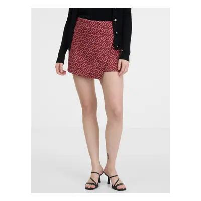 Red Women's Patterned Skirt/Shorts ORSAY - Ladies