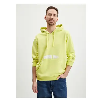 Light Green Mens Hoodie Guess Semyon - Men