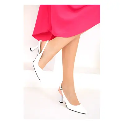 Soho White Women's Classic Heeled Shoes