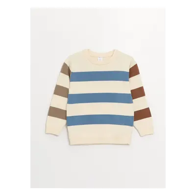 LC Waikiki Lw - Crew Neck Striped Baby Boy Knitwear Sweater