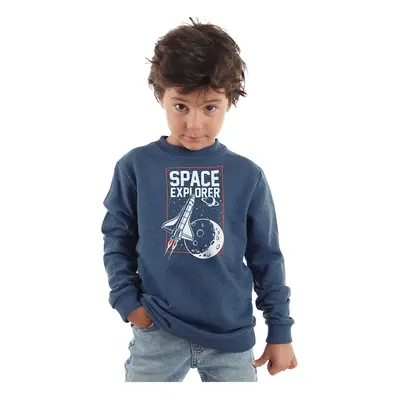 Denokids Space Explorer Boy Indigo Sweatshirt