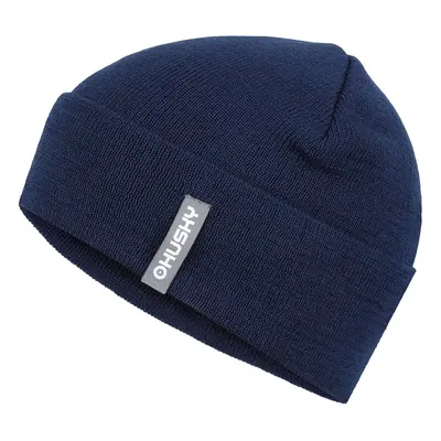 Children's merino hat HUSKY Merhat dark blue