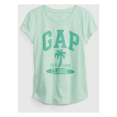 GAP Kids T-shirt organic logo - Girls