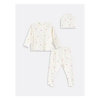 LC Waikiki Lcw Printed Baby Girl Hospital Exit Set