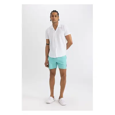 DEFACTO Mesh Lined Short Length Swim Shorts