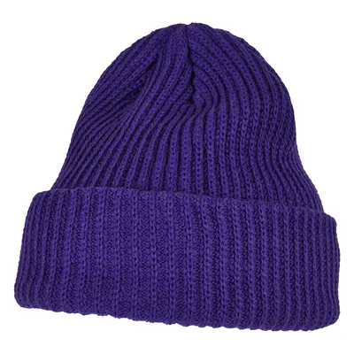 Rib Beanie purple