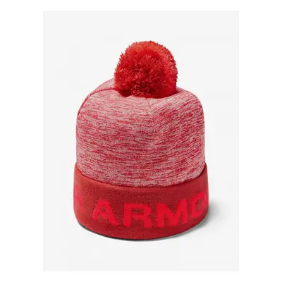 Caps Under Armour Boy 's Gametime Pom Beanie-Red