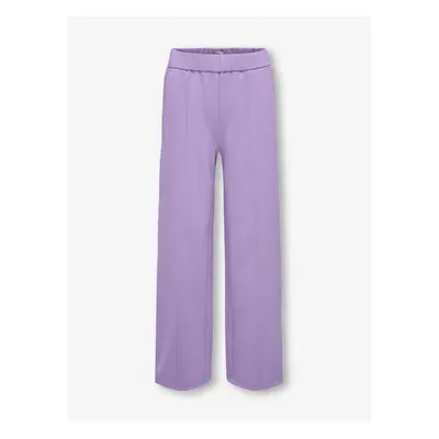 Purple Girly Wide Pants ONLY Poptrash - Girls