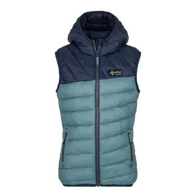 Boys' insulated vest Kilpi TOMM-JB dark green