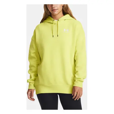 Under Armour Essential Flc OS Hoodie-YLW - Women