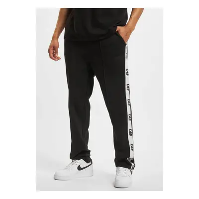 DEF Side Stripe Jogger Black