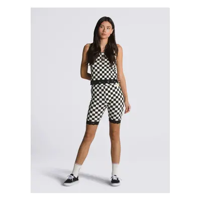 Black & White Checkered Short Leggings VANS - Ladies