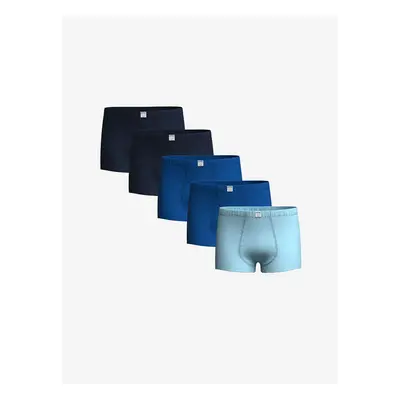 LC Waikiki LCW Kids Navy Blue Basic Boy Boxer 5-Pack