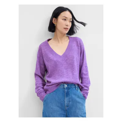 GAP Knitted sweater with V-neck - Women