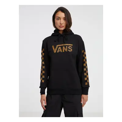 Black Women's Hoodie VANS Wyld Tangle Animal - Womens