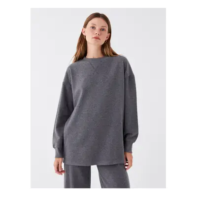 LC Waikiki Crew Neck Plain Long Sleeve Women's Tunic