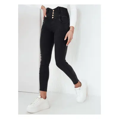 Women's denim pants GINAS black Dstreet