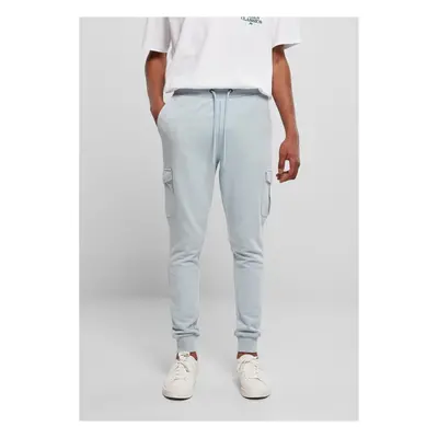 Fitted Cargo Sweatpants Summer Blue