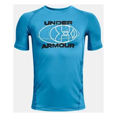 Under Armour T-shirt UA HG Armour Novelty SS-BLU - Guys