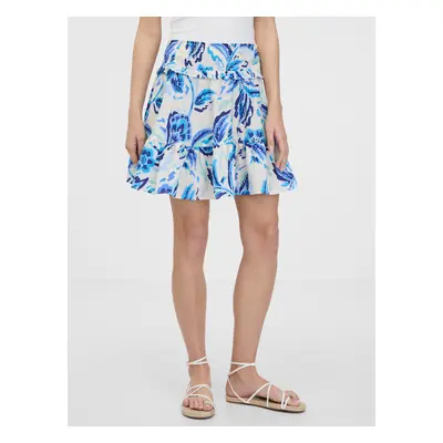 Orsay Blue women's floral skirt - Women's