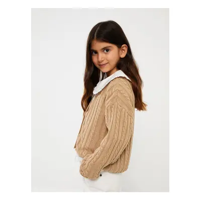 LC Waikiki Girls Long Sleeve Cardigan