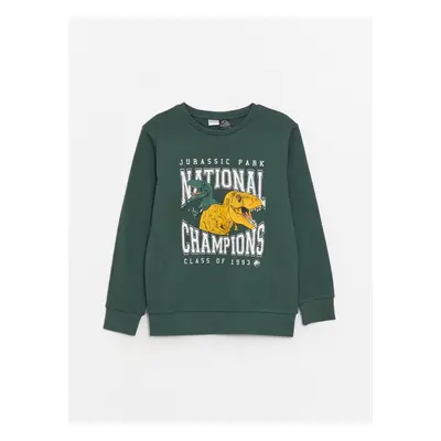 LC Waikiki Crew Neck Printed Long Sleeve Boys' T-Shirt