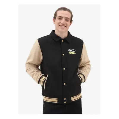 Beige-black men's light jacket with wool VANS - Men