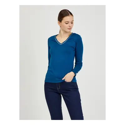 Blue Women's Long Sleeve T-Shirt ORSAY - Women