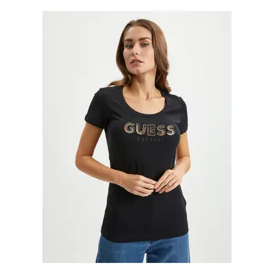 Black Women's T-Shirt Guess - Women