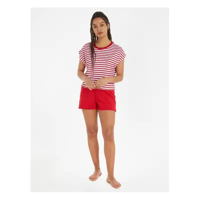 White-Red Women Striped Pajamas Tommy Hilfiger Underwear - Women