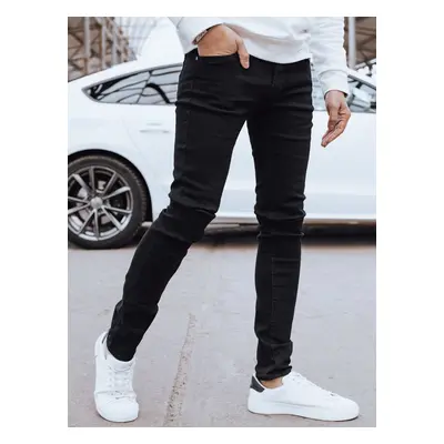 Men's Black Denim Dstreet Pants