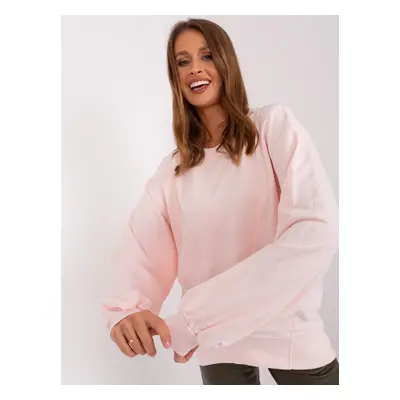 Light Pink Wide Women's Sweatshirt