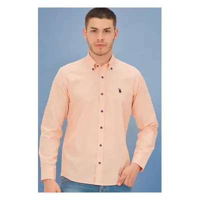 G770 DEWBERRY MEN'S SHIRT-PLAIN ORANGE