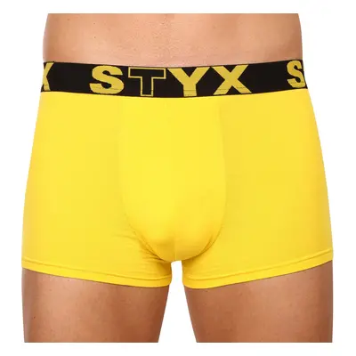 Men's boxers Styx sports rubber yellow