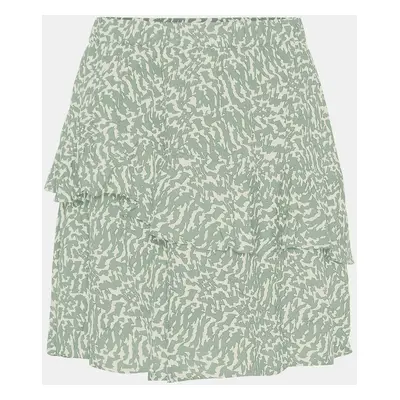 AWARE by VERO MODA Green patterned skirt VERO MODA Hanna - Women