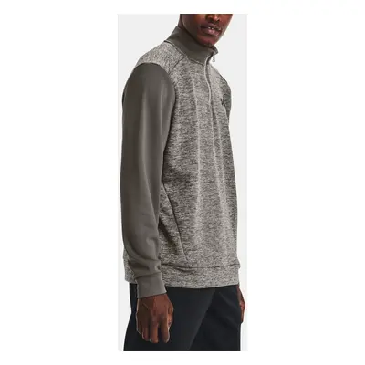 Under Armour Sweatshirt UA Armour Fleece Twist QZ-GRY - Mens