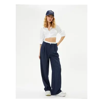 Koton Women's Canvas Trousers