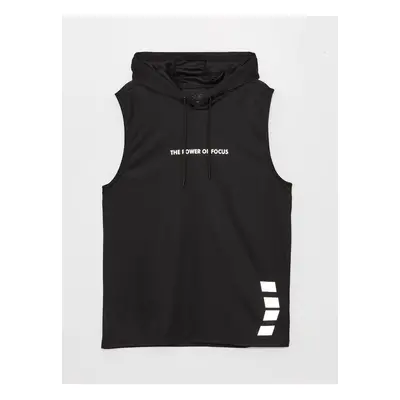 LC Waikiki Hooded Printed Men's Sleeveless T-Shirt