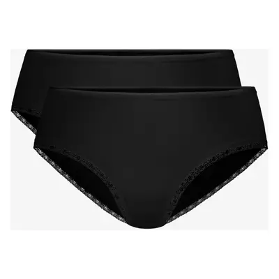 Women's panties ATLANTIC Hipster 2Pack - black