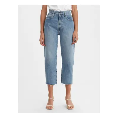 Levi&#39;s Blue Women&#39;s Cropped Mom Fit Jeans Levi&#39;s - Women&#39;s®