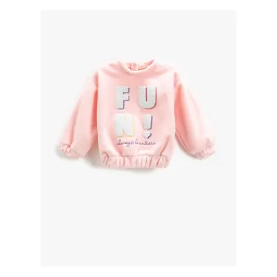 Koton Baby Girl Pink Sweatshirt