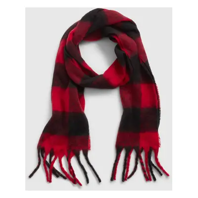 GAP Checkered Scarf with Fringe - Women