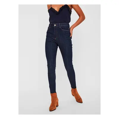 AWARE by VERO MODA Dark blue skinny fit jeans VERO MODA Sophia - Women