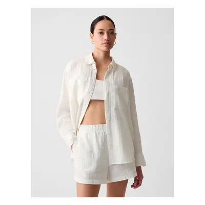 GAP Oversize Muslin Shirt - Women