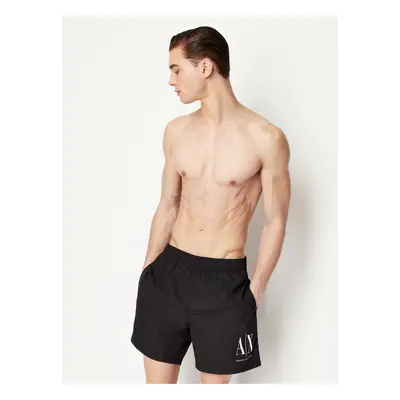 Black Mens Swimwear Armani Exchange - Men