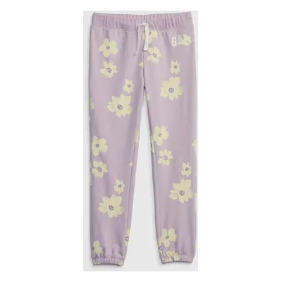 GAP Kids Flowered Sweatpants - Girls